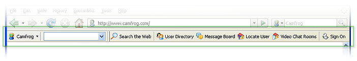 Camfrog Toolbar